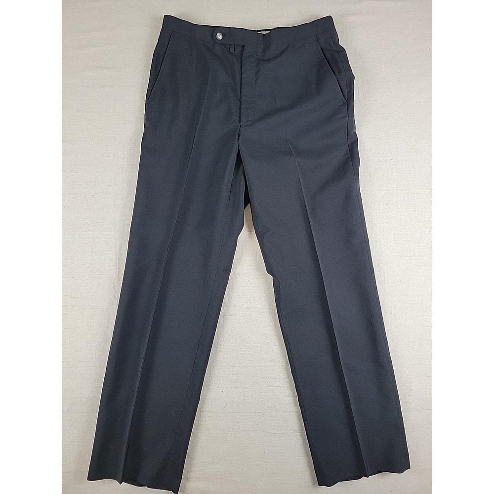 Jack Nicklaus Tournament Slacks Men's 32x32 Black Golf Dress Pants Classic Fit